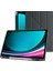 Samsung Galaxy Tab S9 Fe 10.9 Inç Uyumlu Smart Kılıf, S Pen Kalemlikli, Trifold, Esnek, Mat, Darbeye Tam Dayanıklı Tablet Kılıfı (Siyah) 1