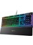 Apex 3 Rgb Oyun Klavyesi 10 Bölgeli Rgb Aydınlatma IP32 Su Geçirmez Birinci Sınıf Manyetik Bilek Desteği 64812 Çok Sessiz Hissedilir ve Sessiz 1