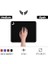 Gaming Oyuncu Gamer Mouse Pad, Kaymaz Taban Orta Boy Medium Ofis Tipi Mouse Ped, Fare Altlığı, Düz Masa Koruyucu Klavye Altı Mousepad, Siyah, 27X23 cm 2