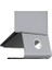Alüminyum Laptop Stand – MacBook & 10-17” Dizüstü Bilgisayarlarla Uyumlu, Ergonomik Yükseltici, Isı Dağıtıcı, Sabit Masa Standı, Rain Design Stil Uyumlu Gri 3