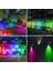 7 Renk Rgb 18 LED Spot Güneş Enerjili Bahçe Aydınlatması, Fotoselli, Aplik, 18W, Su Geçirmez Dış Mekan Solar Lamba, Duvar ve Zemin Montajı (Kırmızı, Yeşil, Mavi, Amber, Mor, Beyaz, Turkuaz) 4