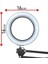 Kıskaçlı Yuvarlak Işık 6.3 Inç (16CM) Stüdyo Halka Işık ve Tripod Fotoğraf Makinesi Kamera Youtuber Twich Yayıncı Işığı - NB35 4