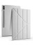 Galaxy Tab S9 Fe PLUS/S10 Plus ile Uyumlu Kılıf Kalem Bölmeli Trifolding Case X610 X616 X820 X826 X828 Gri 4