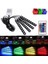 Car Accesories USB Girişli 9 Ledli Araç Içi Sese Duyarlı Ayak Altı Rgb LED Aydınlatma 5