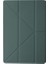 iPad 10.2" Inç Uyumlu Tablet Kılıfı 7.nesil 8.nesil 9.nesil 10.2 Inç Tablet Kılıfı Kalem Tutuculu Origami Tablet Kılıfı Uyku Modlu Tablet Kılıfı (Koyu Yeşil) 3
