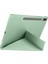 Galaxy Tab S9 Plus X810 / S9 Fe Plus X610 12.4 Inç Uyumlu Akıllı Tablet Kılıfı – Katlanabilir Kapaklı, Kalemlikli, Stand Fonksiyonlu, Smart Cover Otomatik Uyandırma (Açık Yeşil) 3