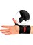 Ağırlık Destek Bilekliği Güç Bileklik Kaldırma Için Bilek Kayışları Fitness Bilek Bandajı 2 Adet Siyah/kırmızı 4