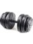 36 kg (2x 18KG) Dambıl Seti Siyah 4