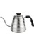 Barista Kahve Gooseneck Kettle - Çelik Kahve Demleme Dripper Kettle - Indüksiyonlu - Paslanmaz Çelik - 1200 ml 1