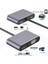 CF02 Macbook Uyumlu Type-C™ To 4K Ultra Hd 1080P Hdmı/vga/pd Şarj/usb 3.0 4ın1 Çevirici Hub Adaptör 2