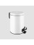Paslanmaz Elit Pedallı Çöp Kovası Beyaz 3 Lt (000300-2) 2