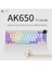 Ajazz AK650 Kablosuz Mekanik Klavye 3 Modlu Tft Ekranlı Hot-Swap-65 Tuşlu Rgb Mor/dream Switch 5
