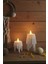 3D Dekoratif Bohem Uçan Beyaz Mumlar Tealight Mum Hediyeli ( Yükseklik = 8 cm , En = 4,5 cm ) 6