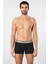 Erkek Desenli Likralı Boxer 3'lü Paket 1339/SIYAH 1 3