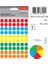 Ev-Ofis Nokta Etiket 13 mm 5 Renk 350 Etiket 2