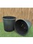 Üretim Saksısı 5 Adet 11,5 Lt 24X24 cm Plastik Saksı Siyah Üretim Saksı Bitki Saksısı 2