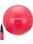 Pilates Topu 55 cm Pembe Pompa Hediyeli 1