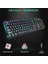 GK301 USB Kablolu Red Switch Mekanik Oyuncu Klavyesi - Makro Tuş Atamalı, Rgb LED Aydınlatmalı, Qwerty Türkçe Tuş Dizilimi, Gaming Türkçe Q Klavye Metalik Gri 2