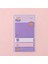 Mor Temalı 4 Renkli Not Seti • Post-It • Sticky Note 1