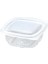 Ticaret Plastik Saklama Kabı 250 gr 50 Adet Plastik Kapaklı Kase Sızdırmaz Kap Şeffaf Kullan At Kase 3