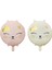 Pembe Renkli Kedi Kitty Folyo Balon 18 Inç 45 cm 2