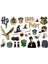 Major Selection Harry Potter Sticker 2-5cm Arası 2 Sayfa 54 Adet Etiket 2