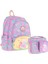 Kids Denizkızı Nakışlı ve Baskılı Okul Çantası (L5225) ve Thermo Beslenme Çantası (L7225) Seti - Kız Çocuk 1