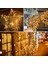 Home Güneş Enerjili 10 Metre 100 LED Dış Mekan Dekoratif Bahçe Işık Zinciri Sıcak Beyaz, 8 Farklı Işık Modu, Solar LED Aydınlatma Balkon, Çit, Ağaç, Teras ve Yılbaşı Süsleme (【2 Paket】) 3