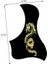 Klasik Gitar Pena Koruyucu Sticker Ejderha Desenli Folk Gitar Pena Koruyucu 10LU Paket -Çizik Gitar Koruyucu 2