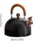 3l Düdüklü Kettle Su Isıtıcı Çaydanlık Paslanmaz Çelik Yüksek Islıklı Siyah 5