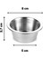 Home Sosluk 6 Lı Paslanmaz Çelik Mini Kase Lokumluk Reçellik Çerezlik Sosluk 6 Adet 8 cm Metal 2