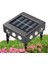 12 LED Solar Güneş Enerjili Bahçe Aydınlatma Gün Işığı Aplik LED Işık Işıldak Lamba Fener Süs Balkon Dekorasyonu Kamp Peyzaj Teras Avlu Havuz Veranda Su Geçirmez Duvar ve Zemine Uygun Otomatik On/off 4
