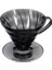 V60 02 Plastik Dripper ve 40’lı Filtre Kağıdı Seti, Siyah Şeffaf 3