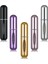 5 Adet 5 ml Parfüm Spreyi, Doldurulabilir Parfüm Şişesi, Taşınabilir Sprey, Seyahat Için, Mini Taşınabilir Sprey Şişesi, Cep Spreyi, Altın, Mor, Pembe, Siyah, (ZM-123) 1