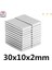 Magneteksan Güçlü Neodyum Blok Mıknatıs - 30X10X2 mm (10'lu) 3