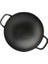 Döküm Wok Tava, Metal Kulplu, 38CM, Siyah 3