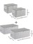 Home Textile 4'lü Gri Renk Stuff & Things Hurç Set 2