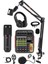 Rec Paket-2 BM800 Mikrofon Phantomlu Mikser Kulaklık Stand Filtre Set 1