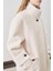 Bouchle Geniş Yakalı Kaban Ekru 7