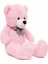 cm Rengarenk Papyonlu Peluş Ayıcık -% 100 Yerli Pembe 2