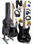 RPH-40BK-ST Full Black Elektro Gitar Seti Hsh Manyetik Maple Klavye Üst Kalite 1