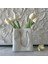 Studıo Dekoratif Seramik Çanta Şeklinde Vazo CB001-WH (Beyaz) 4