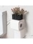 Yapışkanlı Banyo Tuvalet Kağıtlığı Wc Peçetelik Kağıtlık Tutucu Tuvalet Kağıt Organizeri (Beyaz) 1