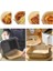 Airfryer Pişirme Kağıdı, Fritöz Yağlı Kağıdı, Yanmaz Kağıt 50 Adet (Kare) Bowl 1.sınıf 2