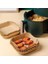 Airfryer Pişirme Kağıdı, Fritöz Yağlı Kağıdı, Yanmaz Kağıt 50 Adet (Kare) Bowl 1.sınıf 4