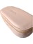 Oval Fermuarlı Kalem Kutusu Suni Deri Uçuk Pembe 2