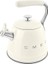 50's Style Krem Set Üstü Düdüklü Kettle 2.3 Lt 5