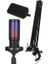 V6 Rgb Set USB Oyuncu ve Yayıncı Mikrofonu Condenser Stüdyo (Kayıt Gaming Tiktok Twitch Canlı Yayın Discord Youtube) 2