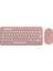 Pebble 2 Kablosuz Klavye ve Mouse Seti, Sessiz ve Taşınabilir, Özelleştirilebilir, Logi Bolt, Bluetooth, Windows, Macos, Ipados ve Chrome Için Easy-Switch, Türkçe Q Klavye, Pembe 1
