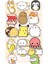 Major Selection Cute Temalı Laptop Notebook Tablet Sticker Seti 17 'li 2